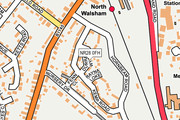 NR28 0FH map - OS OpenMap – Local (Ordnance Survey)