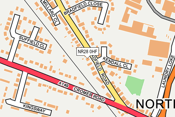 NR28 0HF map - OS OpenMap – Local (Ordnance Survey)
