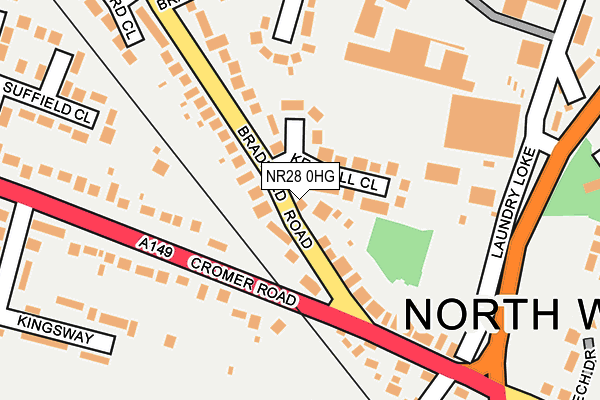 NR28 0HG map - OS OpenMap – Local (Ordnance Survey)