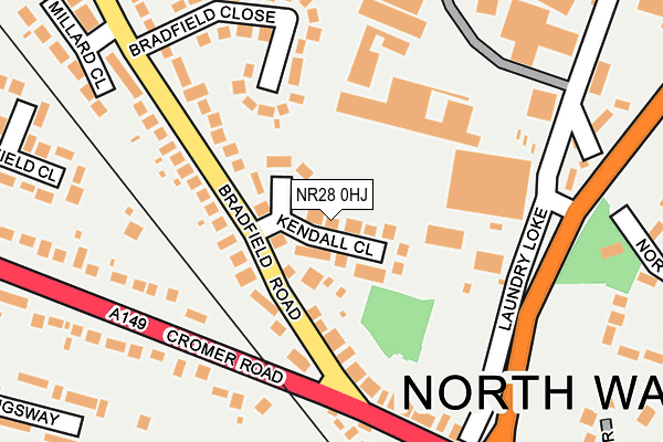 NR28 0HJ map - OS OpenMap – Local (Ordnance Survey)