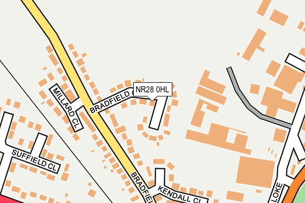 NR28 0HL map - OS OpenMap – Local (Ordnance Survey)