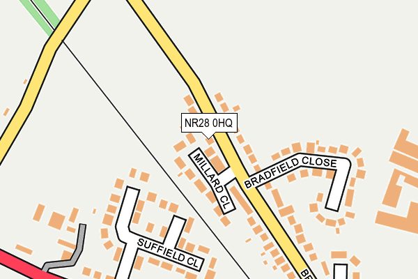 NR28 0HQ map - OS OpenMap – Local (Ordnance Survey)