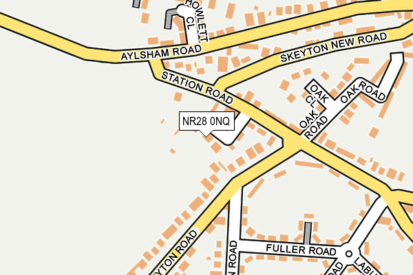 NR28 0NQ map - OS OpenMap – Local (Ordnance Survey)