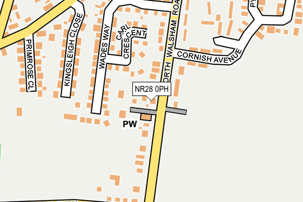 NR28 0PH map - OS OpenMap – Local (Ordnance Survey)