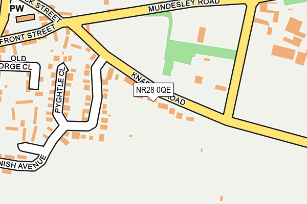 NR28 0QE map - OS OpenMap – Local (Ordnance Survey)
