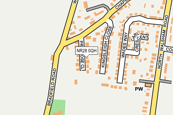 NR28 0QH map - OS OpenMap – Local (Ordnance Survey)