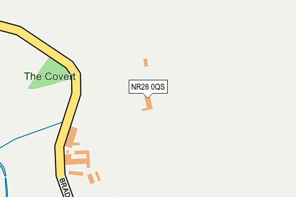 NR28 0QS map - OS OpenMap – Local (Ordnance Survey)