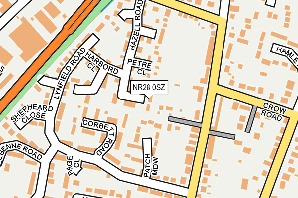 NR28 0SZ map - OS OpenMap – Local (Ordnance Survey)