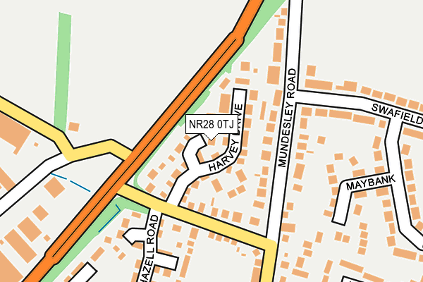 NR28 0TJ map - OS OpenMap – Local (Ordnance Survey)