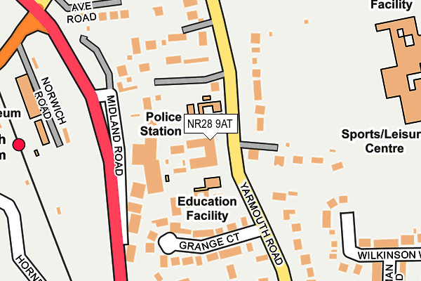 Map of BAXTERS COFFEE LIMITED at local scale