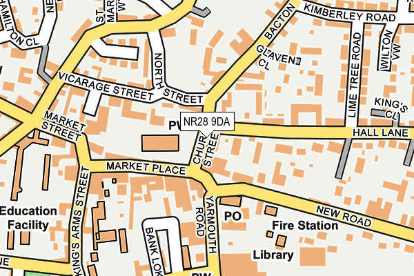 Map of MUIR PROPERTIES LIMITED at local scale