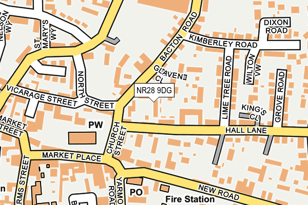 NR28 9DG map - OS OpenMap – Local (Ordnance Survey)