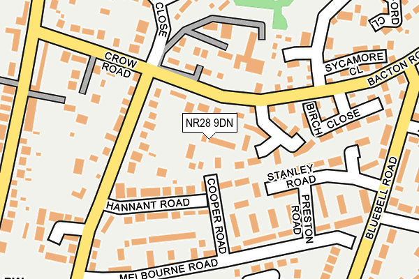 NR28 9DN map - OS OpenMap – Local (Ordnance Survey)