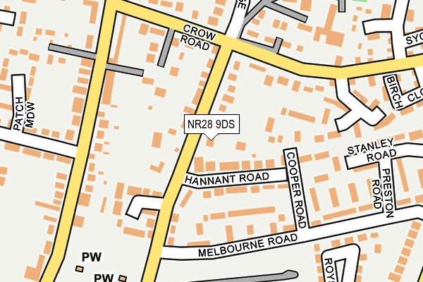 NR28 9DS map - OS OpenMap – Local (Ordnance Survey)