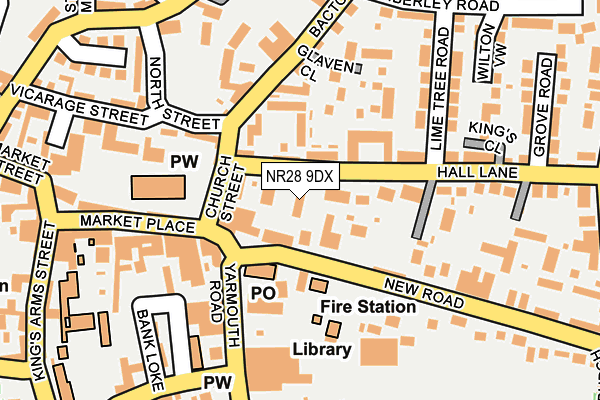 NR28 9DX map - OS OpenMap – Local (Ordnance Survey)