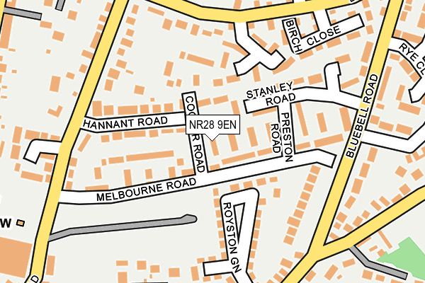 NR28 9EN map - OS OpenMap – Local (Ordnance Survey)