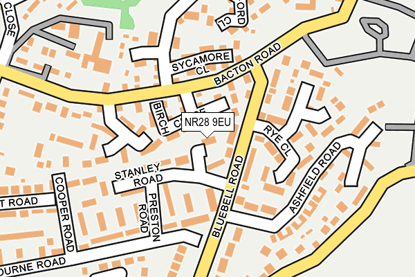 NR28 9EU map - OS OpenMap – Local (Ordnance Survey)