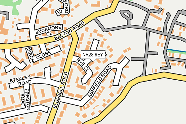NR28 9EY map - OS OpenMap – Local (Ordnance Survey)
