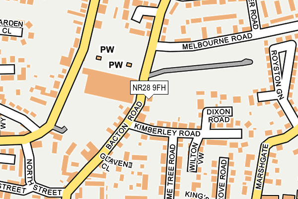 NR28 9FH map - OS OpenMap – Local (Ordnance Survey)