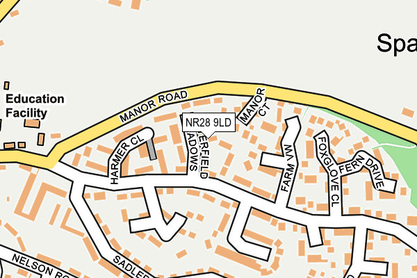 NR28 9LD map - OS OpenMap – Local (Ordnance Survey)