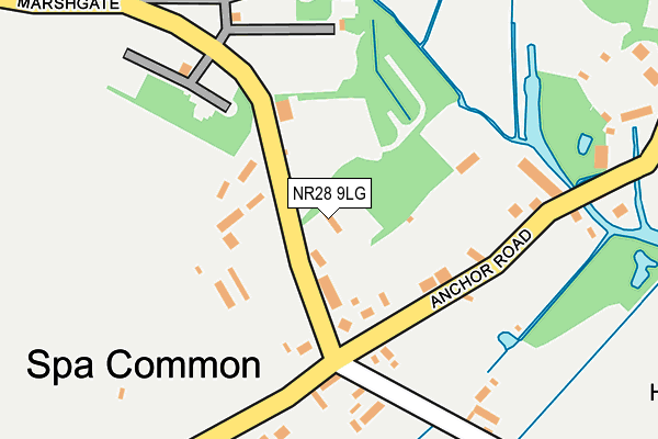 NR28 9LG map - OS OpenMap – Local (Ordnance Survey)