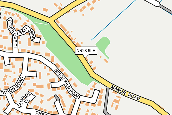 NR28 9LH map - OS OpenMap – Local (Ordnance Survey)