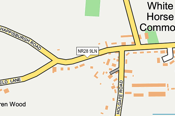 NR28 9LN map - OS OpenMap – Local (Ordnance Survey)