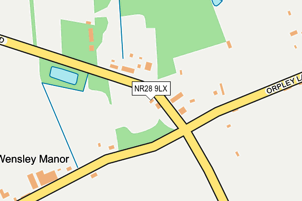 NR28 9LX map - OS OpenMap – Local (Ordnance Survey)
