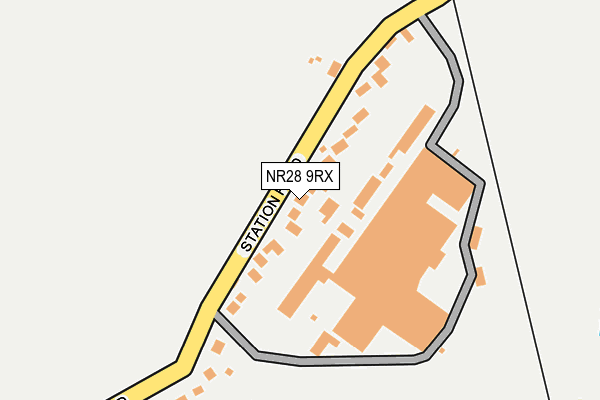 NR28 9RX map - OS OpenMap – Local (Ordnance Survey)