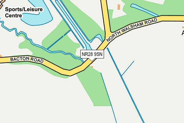 NR28 9SN map - OS OpenMap – Local (Ordnance Survey)