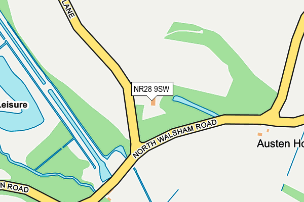 NR28 9SW map - OS OpenMap – Local (Ordnance Survey)