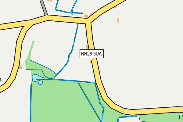 NR28 9UA map - OS OpenMap – Local (Ordnance Survey)
