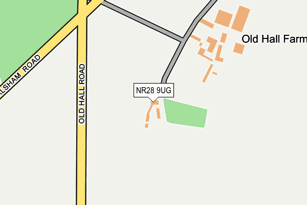 NR28 9UG map - OS OpenMap – Local (Ordnance Survey)