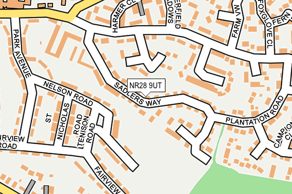 NR28 9UT map - OS OpenMap – Local (Ordnance Survey)