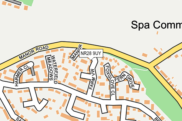 NR28 9UY map - OS OpenMap – Local (Ordnance Survey)