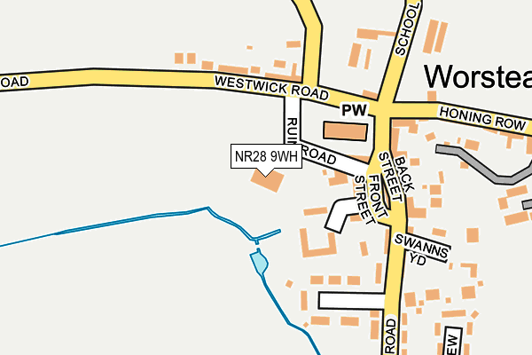 NR28 9WH map - OS OpenMap – Local (Ordnance Survey)