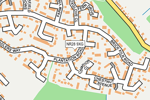 NR28 9XG map - OS OpenMap – Local (Ordnance Survey)