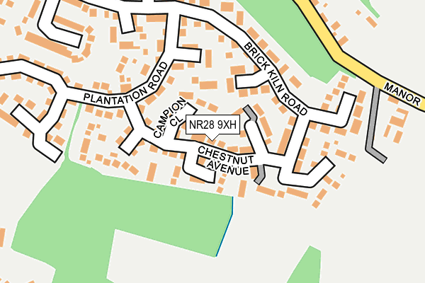 NR28 9XH map - OS OpenMap – Local (Ordnance Survey)