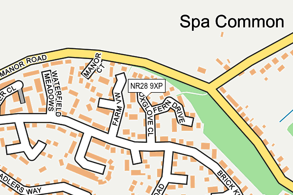 NR28 9XP map - OS OpenMap – Local (Ordnance Survey)