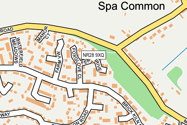 NR28 9XQ map - OS OpenMap – Local (Ordnance Survey)