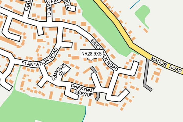 NR28 9XS map - OS OpenMap – Local (Ordnance Survey)