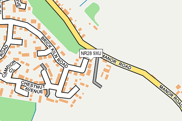 NR28 9XU map - OS OpenMap – Local (Ordnance Survey)