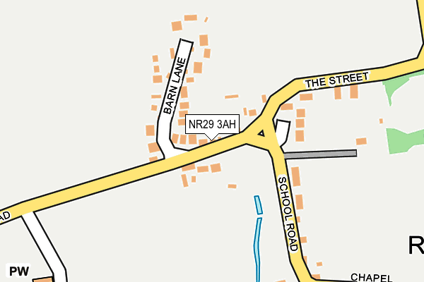 NR29 3AH map - OS OpenMap – Local (Ordnance Survey)
