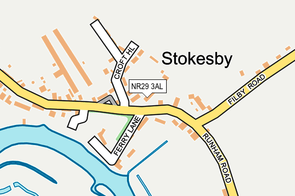 NR29 3AL map - OS OpenMap – Local (Ordnance Survey)