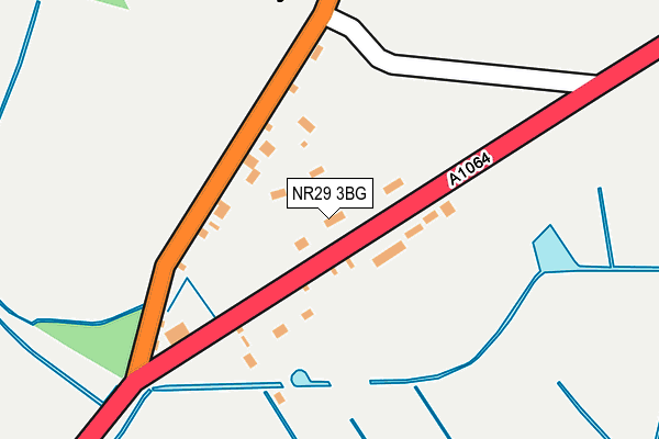 NR29 3BG map - OS OpenMap – Local (Ordnance Survey)
