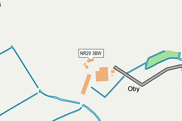 NR29 3BW map - OS OpenMap – Local (Ordnance Survey)