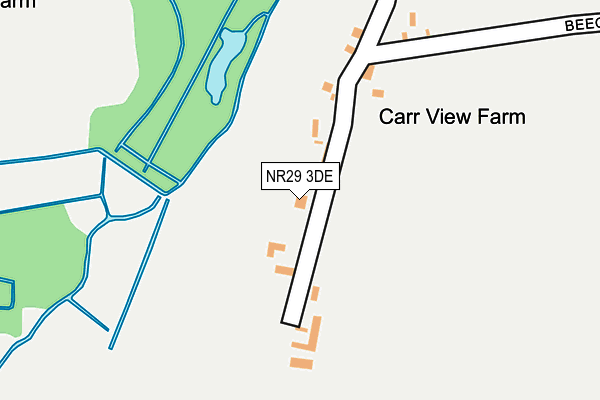 NR29 3DE map - OS OpenMap – Local (Ordnance Survey)