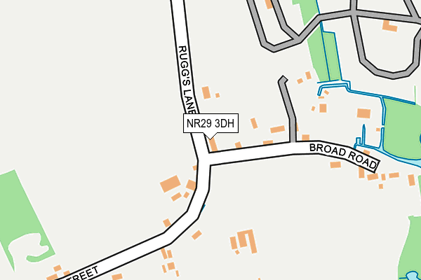 NR29 3DH map - OS OpenMap – Local (Ordnance Survey)