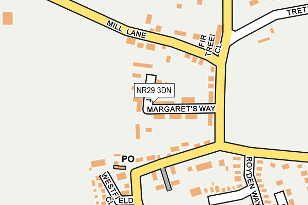 NR29 3DN map - OS OpenMap – Local (Ordnance Survey)