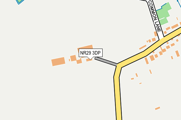 NR29 3DP map - OS OpenMap – Local (Ordnance Survey)